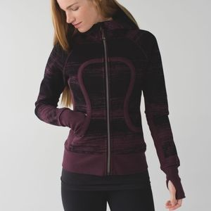 Lululemon righteous stripe bordeaux drama hoodie